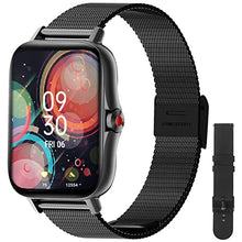 Load image into Gallery viewer, FMK Smart Watch Call Make Answer Fitness Tracker for Women Men 1.69" Full Touch Screen Fitness Watch with Heart Rate Blood Pressure Smart Watches Compatible for Android Iphone,IP68 Waterproof