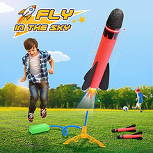 Load image into Gallery viewer, SAITCPRY Boy Toys for 4 5 6 Year Old Girl, Stomp Toy Rockets Toys Boys Toys Age 3-9 Girl Gifts for 3-12 Year Old Girl Kids Toy Age 3 4 5 Sensory Toy Rocket for Kid Outdoor Toy Garden Toy Autism Toy