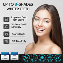 Load image into Gallery viewer, mysmile Activated Charcoal Teeth Whitening Kit - 6X Teeth Whitening Gel, LED Teeth Light & Gum Tray Mould - Safe & Easy Home Tooth Whitening - Natural Teeth Whitening Gel - Instant Stain Remover