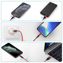 Load image into Gallery viewer, iPhone Charger Cable, Lightning Cable 3Pack 6FT/1.8M iPhone Charger Braided Long iPhone Charger Lead USB Fast Charging Cable Compatible with iPhone 11/Pro/Xs Max/X/8/7/Plus/6S/6/SE/5S iPad and More