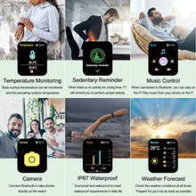 Load image into Gallery viewer, Smart Watch,Fitness Tracker HD Touch Screen sport Watch with Heart blood Rate Sleep Monitor, pedometer Smart Watch for Men Women Activity Trackers IP67 Waterproof fitness watch for iOS Android-Black