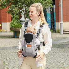 Load image into Gallery viewer, Maydolly Baby Carrier Infant to Toddler (3-14 Months) Soft Carrier Back Carriers Fashion Light Grey