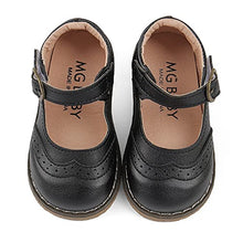 Load image into Gallery viewer, CHEERFUL MARIO Mary Jane Shoes for Girls Baby Girls 1-6 Y Flat Anti-Slip Rubber Sole Black 5 UK Child