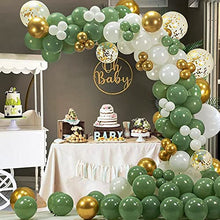 Load image into Gallery viewer, Party Balloons Arch Kit Green Birthday Decoration Party Balloons Garland Latex Confetti Gold ballon for Women Lady Birthday Wedding Decoration
