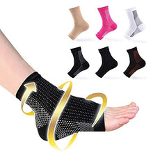 Load image into Gallery viewer, 6 pairs Dr Sock Soothers Socks Anti Fatigue Compression Foot Sleeve Support Brace Sock (set D, S/M)
