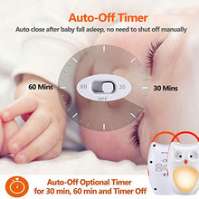 Load image into Gallery viewer, USB Powered-Baby Sleep Soother Sound Machines, Rechargeable, Portable White Noise Sound Machine with Night Light, 8 Soothing Sounds and 3 Timers Shusher for Traveling, Sleeping, Baby Carriage (Owl)