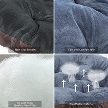 Load image into Gallery viewer, DOGSIR Dog Bed Large Washable Dog Pillow Cat Bed Orthopedic Soft Puppy Kennel Protect The Dog's Spine And Improve Sleep Anti-Slip Waterproof Bottom,XXXL Brown,106*76*11CM