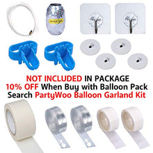 Load image into Gallery viewer, PartyWoo Blue and White Balloons, 100 pcs 12 Inch Royal Blue Balloons, Pale Blue Balloons and White Balloons, Blue White Party Balloons for Boys Christening, Boys Baby Shower, Boys 1st Birthday