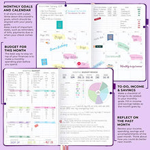 Load image into Gallery viewer, Clever Fox Budget Planner Pro – Financial Organizer + Cash Envelopes. Monthly Finance Journal, Expense Tracker & Personal Account Book, Undated, 18cm x 25cm – Purple