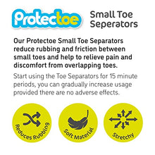 Load image into Gallery viewer, Protectoe Small Gel Toe Separators, Toe Spacers for Overlapping Toes - Pack of 10