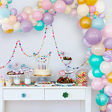 Load image into Gallery viewer, GREMAG Balloons Arch Kit, 100PCS Purple Pink Green Balloon Garland Kit Balloons Arch Kit, Latex Balloons Party Balloons for Birthday Decoration Party Supplies Wedding Party Decoration Supplies