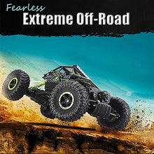 Load image into Gallery viewer, SZJJX RC Crawler Car Toy Gift for 6-12 Years Old Kids, 2.4Ghz 4WD Off-Road Remote Control Car Monster Truck Toy with 2 Batteries for Boys Girls-Green