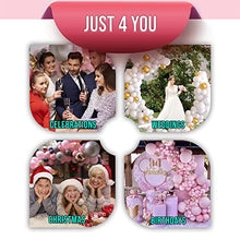 Load image into Gallery viewer, Pink Balloon Arch Kit - 171PCS Grey, Pink Balloons & 4D Rose Gold Foil Balloons for Wedding, Baby Shower & Birthday Decoration (Balloon Tools Included) (Pink)