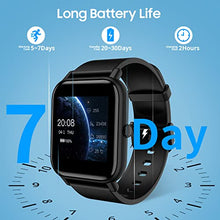 Load image into Gallery viewer, Smart Watch, Blackview Fitness Tracker with Heart Rate Monitor, Sleep Tracking & SpO2, 5ATM Waterproof Pedometer Watch, Touchscreen Smartwatch for Women Men Compatible with iOS and Android Phones