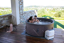 Load image into Gallery viewer, Mono Latest Mspa Portable Hot Tub Round 6 Persons Outdoor Bubble Spa Pool Inflation Smart Filtration, UVC Sanitization Technology, 36 Degree Quick Heating spa design interiors