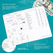 Load image into Gallery viewer, Legend Budget Planner – Deluxe Financial Planner Organizer & Budget Book. Money Planner Account Book & Expense Tracker Notebook Journal for Household Monthly Budgeting & Personal Finance – Turquoise