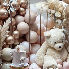 Load image into Gallery viewer, Blush Ivory Balloons Garland Kit Pastel Ivory White Rose Gold Metallic Balloons Arch kit for Kids Adult Birthdays Weddings Receptions Decor