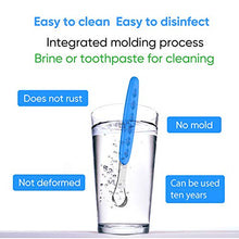 Load image into Gallery viewer, 2020 New Version Tongue Scraper Cleaner for Adults & Kids, Medical Grade Metal Tongue Brushes Set for Fresh Breath Dental Eliminate Bad Breath in Seconds (2 pcs)
