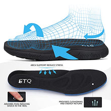 Load image into Gallery viewer, HKR Womens Trainers Slip on Comfortable Nursing Work Shoes for Walking Memory Foam Mesh Ladies Running Sneakers All Black UK 5