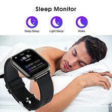 Load image into Gallery viewer, Smart Watch, 1.69" Touch Screen Smart watch for Women Men, 24 Sports Modes Fitness Activity Trackers, IP67 Waterproof Step Counter Watch, Fitness Watch with Heart Rate Sleep Monitor for Android iOS