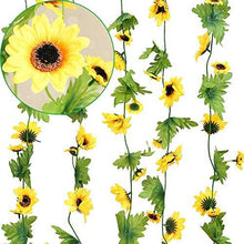 Load image into Gallery viewer, GuassLee Sunflower Party Decoration Balloons Set - Yellow Light Yellow White Gold Balloons for Sunflower Theme Birthday Baby Shower Wedding Decorations