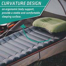 Load image into Gallery viewer, TREKOLOGY UL Camping Mat, Sleeping Pad, Camping Mattress - UL80 Inflatable Airbed Roll Mat Lightweight Camp Mats, Ultralight Single Inflating Bed for a Good Night Sleep