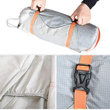Load image into Gallery viewer, iBasingo Sleeping Bag Compression Sacks Lightweight Stuff Sack Waterproof Storage Bag Nylon Bag Camping Travel Outdoor Dry Sack for Tent Clothes Tent Poles Duvets Bedding Pillows PU3000+ BV1031
