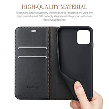 Load image into Gallery viewer, ELESNOW Case Compatible with iPhone 11, High-grade Leather Flip Wallet Phone Case Cover for Apple iPhone 11 (Black)