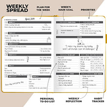 Load image into Gallery viewer, Clever Fox Planner - Weekly & Monthly Planner to Increase Productivity, Time Management and Hit Your Goals - Organizer, Gratitude Journal - Undated, Start Anytime, A5, Lasts 1 Year, A.Yellow (Weekly)