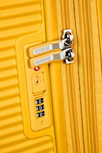 Load image into Gallery viewer, American Tourister - Soundbox Spinner Expandable, 77cm, 97/110 L - 4.2 KG, Yellow (Golden Yellow)