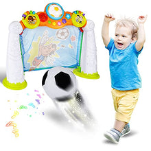 Load image into Gallery viewer, Early Education 2 Year Olds + Baby Toy Football Goal Game Toy with Music light for Children & Kids Boys and Girls