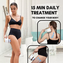 Load image into Gallery viewer, ROWALU SLIM-500 | Body Massager for Back, Shoulder, Neck and Leg | Cellulite Remover | Lymphatic Drainage Massager | Muscle and Sciatica Pain Relief with Natural Exfoliating Sponge for Free