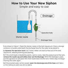 Load image into Gallery viewer, Luigi's Aquarium/Fish Tank Siphon and Gravel Cleaner - A Hand Syphon Pump to Drain and Replace Your Water in Minutes!