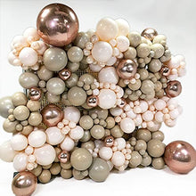 Load image into Gallery viewer, Thinbal Nude Balloon Arch Garland Kit, 99pcs Beige Balloons Decorations Apricot Double-Stuffed Latex Pastel Balloon Arch & Rose Gold Metallic Balloons for Wedding Baby Shower Bridal Birthday Party