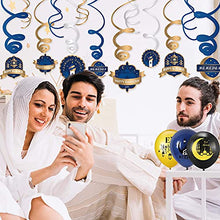 Load image into Gallery viewer, Eid Mubarak Party Decoration Hanging Spiral Latex Balloon Banner Ramadan Party Decoration Supplies