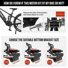 Load image into Gallery viewer, Bafang ebike Conversion Kit Mid Drive Motor Kit 750W 48V for Mountain Road Commute Bike, Waterproof Mid Engine BBS02B Pedelec DIY Electric Bike Converter for Adults, BB68mm