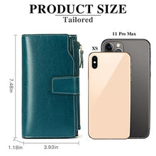 Load image into Gallery viewer, SENDEFN Ladies Purse,Large Capacity Genuine Leather Women's Wallet