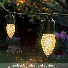 Load image into Gallery viewer, 53.6ft Outdoor String Lights, Ulocool Garden String Lights with 20 Bulb, IP65 Waterproof Led String Lights Mains Powered, Festoon Lights with Remote for Indoor, Home, Patio, Party, Christmas, Wedding