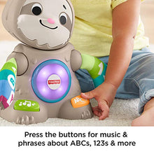 Load image into Gallery viewer, Fisher-Price Linkimals Smooth Moves Sloth - UK English Edition, interactive toy with lights, music, learning content and motion for baby ages 9 months and older