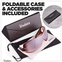 Load image into Gallery viewer, Verdster Sunglasses for Women Trendy Womens Shades Oversized Ladies Large Cosmo Brown/Brown