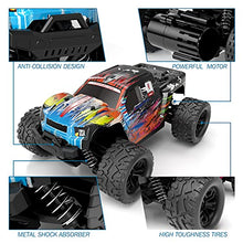 Load image into Gallery viewer, Tecnock Remote Control Car 38km/h High Speed RC Cars, 4WD Off Road Monster Truck All Terrain, 1:18 Electric Racing Car 2.4GHz RC Buggy Vehicle for Adults and Kids