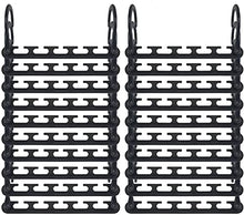 Load image into Gallery viewer, AOLIGEI 20pcs Clothes Hangers Space Saving, Wardrobe Hangers Organisers Non Slip Magic Hangers Closet 9.5" x 4"
