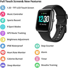 Load image into Gallery viewer, Smart Watch for Women Men, Fitness Tracker with Heart Rate Monitor, Activity Tracker, Step Counter, Sleep Monitor, Calorie Counter,1.3" Touch Screen, IP68 Waterproof Smartwatch for Andriod IOS …
