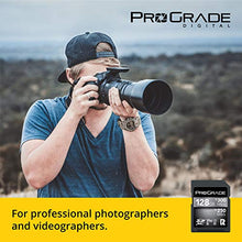 Load image into Gallery viewer, SD UHS-II 128GB Card V90 –Up to 250MB/s Write Speed and 300 MB/s Read Speed | For Professional Vloggers, Filmmakers, Photographers & Content Curators – By Prograde Digital