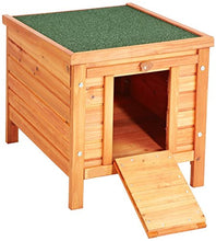 Load image into Gallery viewer, VivaPet Cat /Puppy /Rabbit /Guinea Pig Wooden Hide House, 50cm (L) x 42cm (W) x 43cm (H)