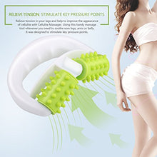 Load image into Gallery viewer, MURLIEN Cellulite Massager, Anti Cellulite Massage Roller for Muscle Soreness and Remove Cellulite, Body Roller Brush for Shoulder, Arms, Buttocks, Back, Abdomen, Legs and Calves – Green/White