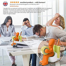 Load image into Gallery viewer, The Butt' Office Supply Station Tape Dispenser - Cute and Fun Desk Accessory for Office, Home or School - Novelty Desk Tidy Brings a Smile to Your Face - Ideal Gift (Orange)