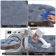 Load image into Gallery viewer, DOGSIR Dog Bed Large Washable Dog Pillow Cat Bed Orthopedic Soft Puppy Kennel Protect The Dog's Spine And Improve Sleep Anti-Slip Waterproof Bottom,XXXL Brown,106*76*11CM