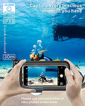 Load image into Gallery viewer, YOSH IPX8 Waterproof Phone Pouch, Waterproof Phone Case for Swimming Dry Bag Underwater with Lanyard for Snorkeling Boating Fishing Raining for iPhone 13 12 11 XS XR Samsung S21 S10 etc. up to 6.8”