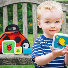 Load image into Gallery viewer, TUM TUM Nesting Snack Pots for Kids, Snack Boxes for Kids, Kids Snack Box Set, BPA Free - Bugs